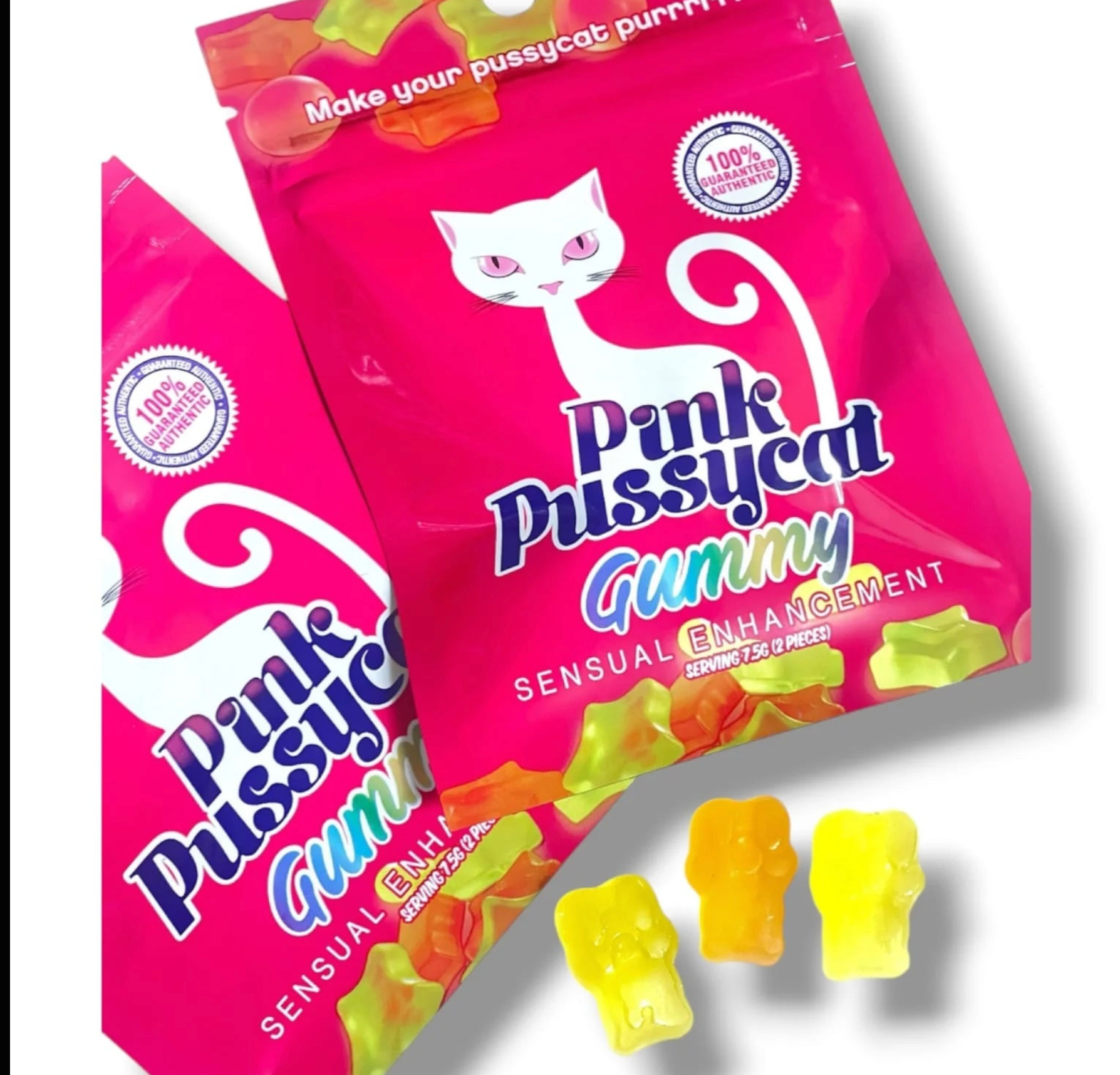 Pink Pussy Cat Gummy 5 Count