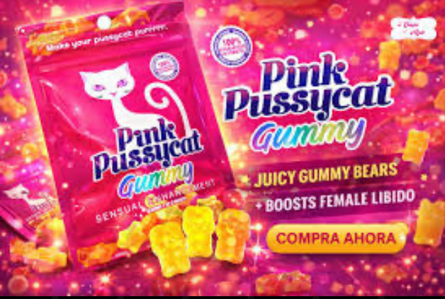 Pink Pussy Cat Gummy 5 Count